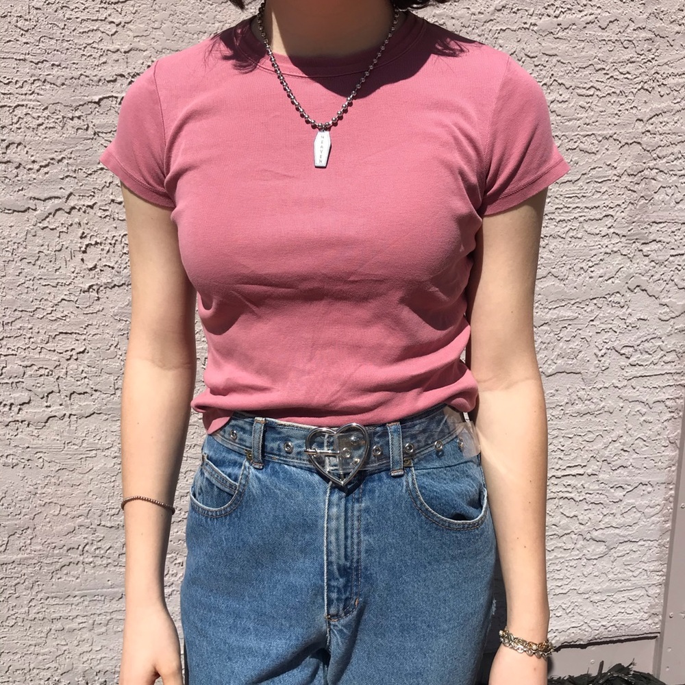 Brandy Melville Pink T-shirt